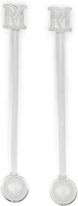 Rivièra Maison Riviera Maison Theelepels Transparant Koffielepel set van 2 Glas