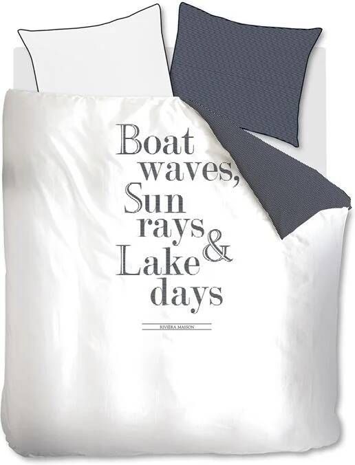 Rivièra Maison Riviera Maison RM Lake Days navy 200x200|220 Donkerblauw
