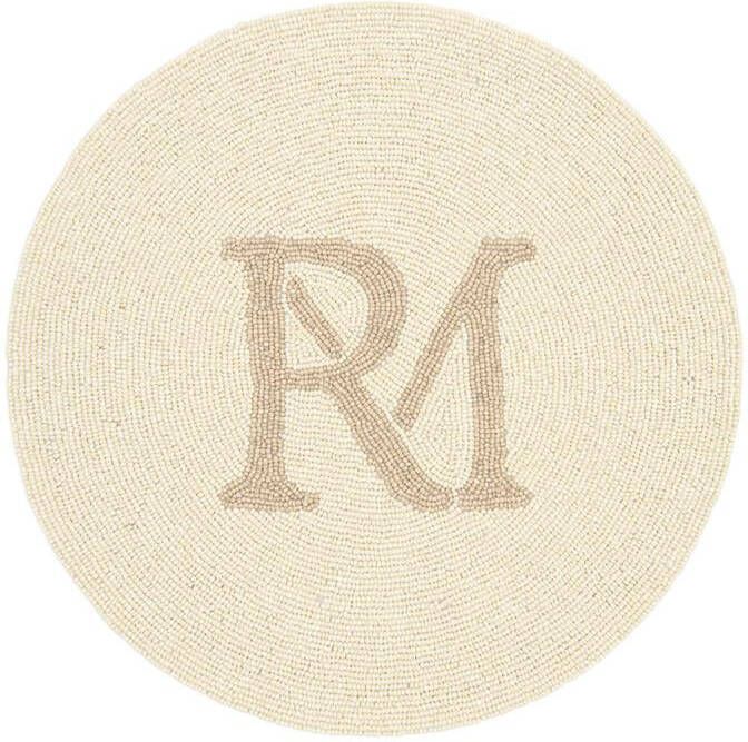 Rivièra Maison Riviera Maison Placemat Wit Goud RM Monogram Placemats
