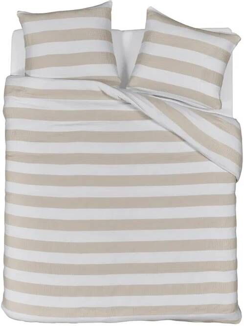 Rivièra Maison Riviera Maison RM Striped sand 260x200|220 Zand