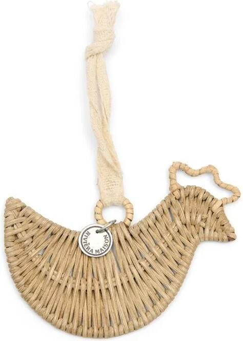 Rivièra Maison Riviera Maison Paaskip ornament Bruin Chicken Hangornament Rattan