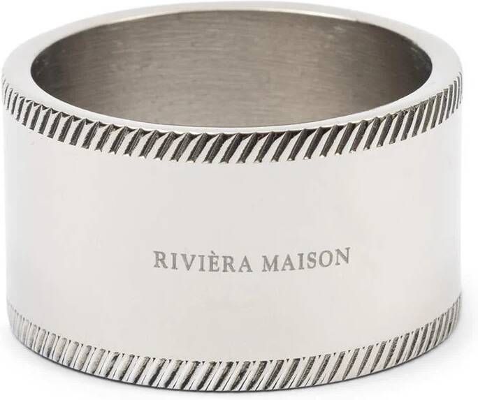 Rivièra Maison Riviera Maison Servetring zilver Tafeldecoratie RM Monogram