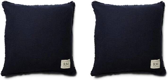 Rivièra Maison Riviera Maison Sierkussen 60x60 Incl. Binnenkussen Blauw- 2 stuks