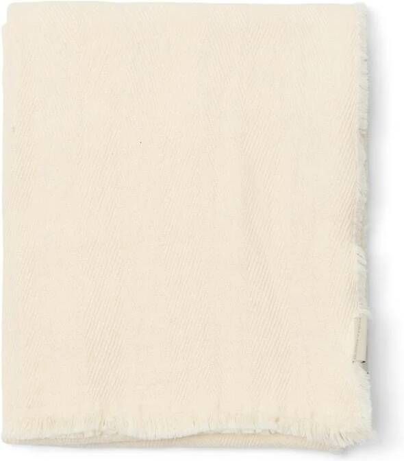 Rivièra Maison Riviera Maison Plaid Beige Sofia Decoratie deken 180x130 Katoen