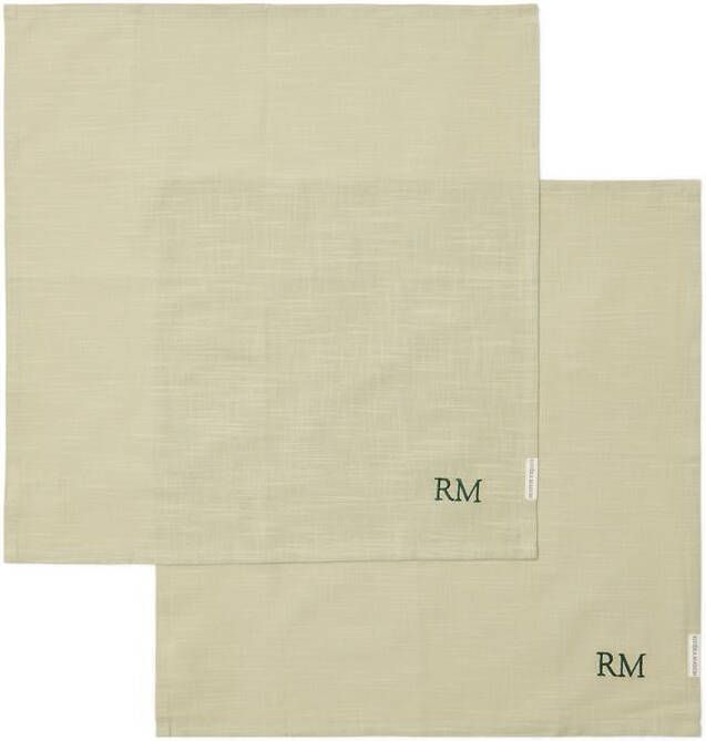 Rivièra Maison Riviera Maison Textielen servetten Groen Summer Bliss Servetten set