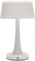 Riviera Maison Tafellamp Oplaadbaar met lampenkap Bureaulamp RM Bellagio LED Table Lamp Wit IJzer - Thumbnail 1