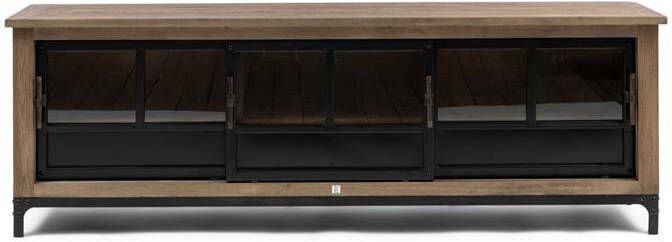 Rivièra Maison Hoxton Flatscreen Dressoir natuurlijk hout GA2 Gerecycled as 190x42x65 cm