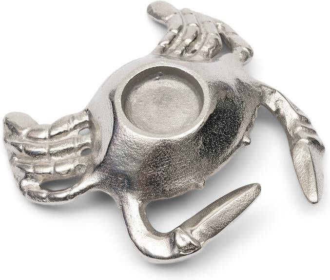 Rivièra Maison Riviera Maison theelichthouder Zilver RM Classic Crab Aluminium