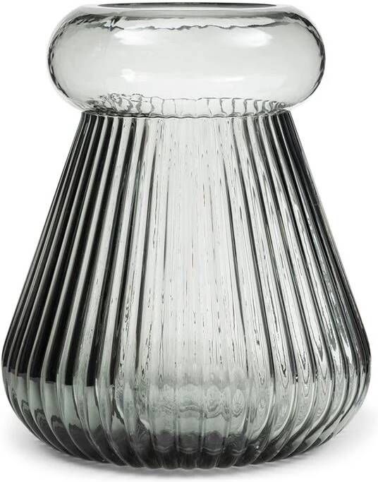 Rivièra Maison Riviera Maison Vaas Grijs Becka Glas (ØxH) 21x25