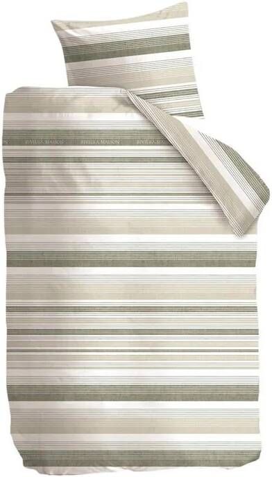 RIVIERA Rivièra Maison Sturdy Stripe Dekbedovertrek 140 x 200 220 cm Grijsgroen