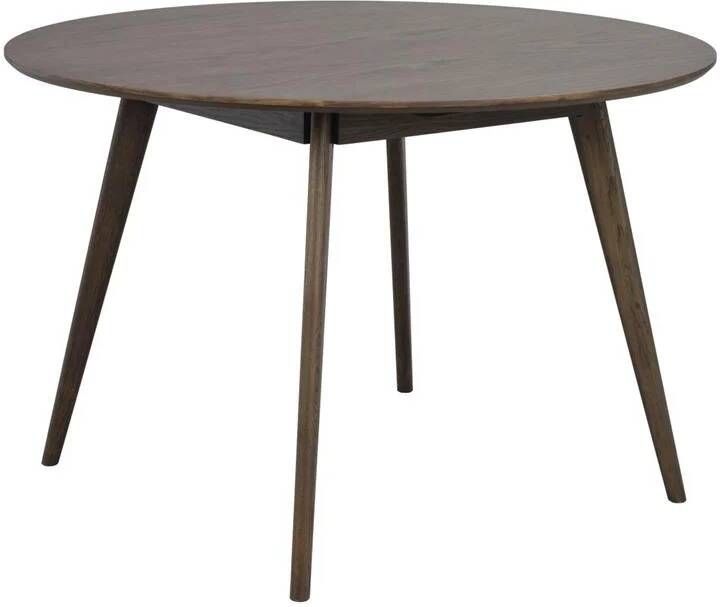 Rowico Home Yumi Ronde Eettafel 115 Cm Donkerbruin