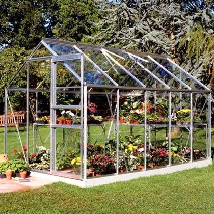 Halls Popular 106 Tuinkas Zilver 319x193x196 cm Veiligheidsglas - Foto 3