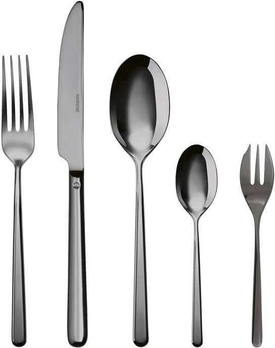 Sambonet Bestekset Linear Zwart 30 delig 6 personen