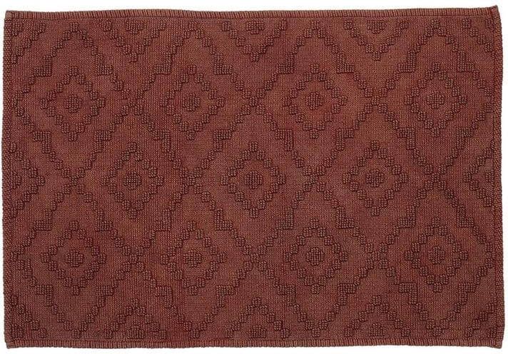 Sealskin Aztec Badmat 60 x 90 cm Donkerroze