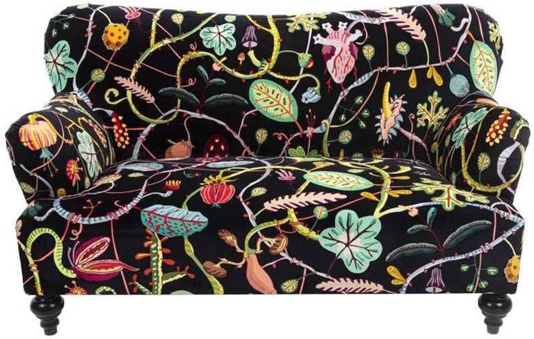 Seletti Bank 2-zits Botanical Diva Black