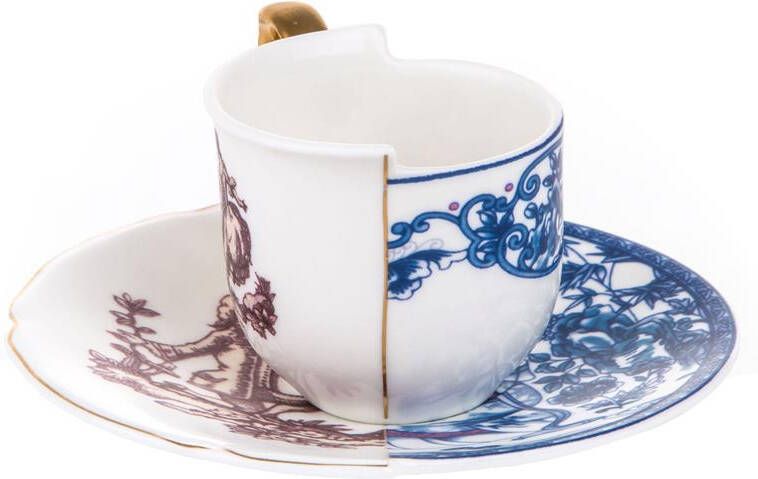 Seletti Hybrid koffiekop en schotel Eufemia