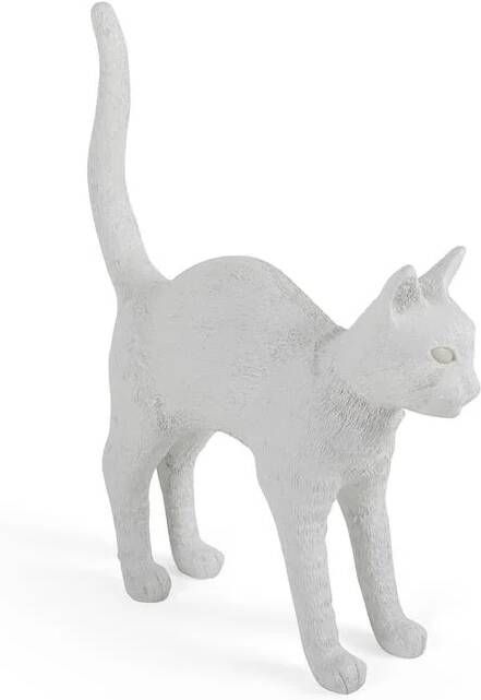 Seletti Jobby The Cat tafellamp LED wit