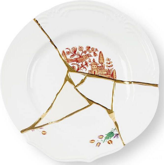 Seletti Kintsugi dinerbord Ø27.5 1