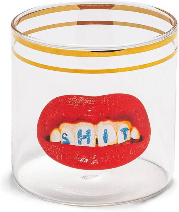 Seletti Toiletpaper glas Shit