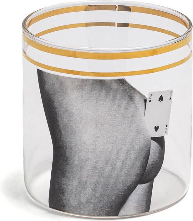 Seletti Toiletpaper glas Two of Spades