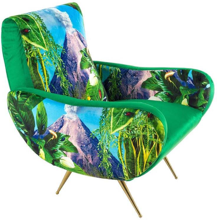 Seletti Toiletpaper Lounge fauteuil Vulcano