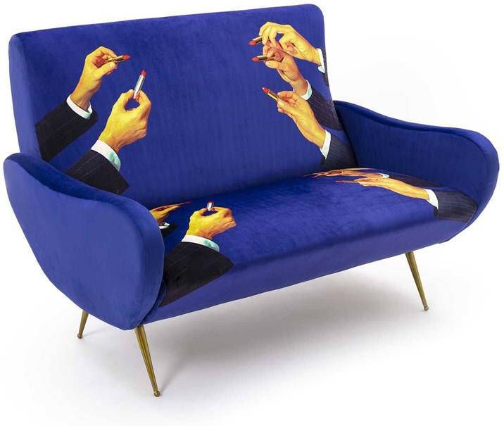 Seletti Toiletpaper Lounge sofa 2-zits Lipsticks