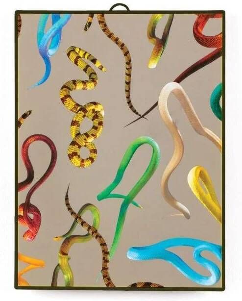 Seletti Toiletpaper spiegel medium Snakes