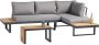 SenS-Line Olympia Multifunctionele loungeset Voor Buiten 3-delige Set Aluminium Acacia Polyester - Thumbnail 2