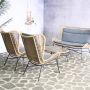 SenS-Line Rome loungeset Sand Black Weebestendig Aluminium frame - Thumbnail 6