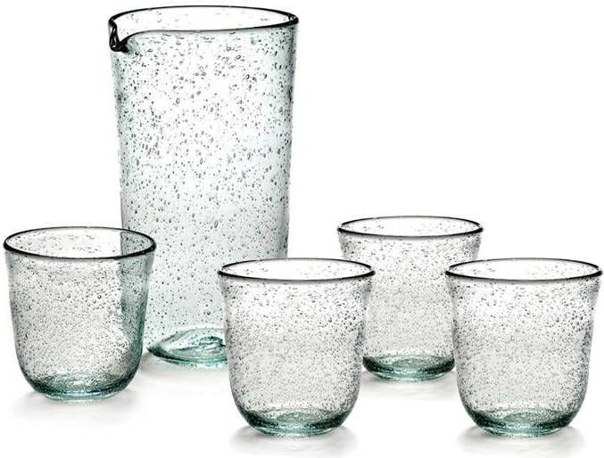 Serax Pascale Naessens Pure Glassware Karaf incl. 4 Glazen Glas