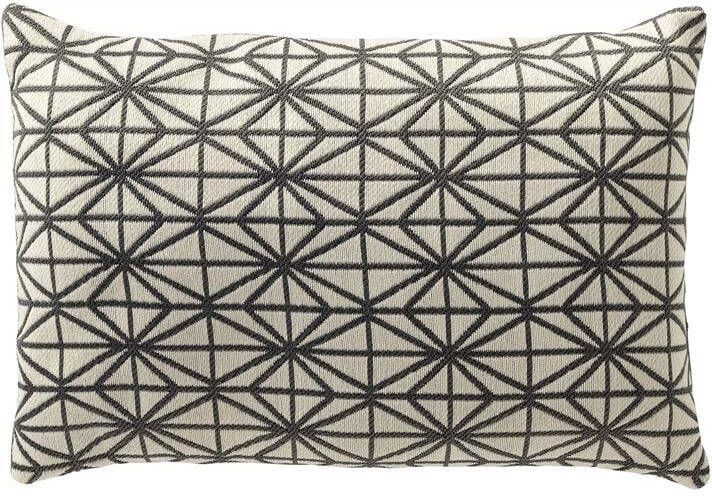 Dutch Decor buitenkussen NISA 40x60 cm Charcoal Gray