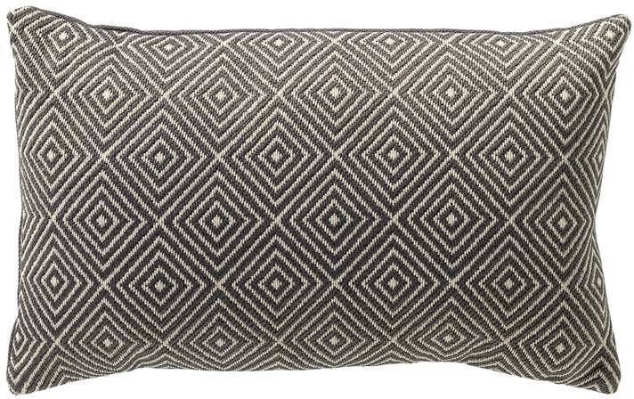 Dutch Decor buitenkussen VERANO 30x50 cm Charcoal Gray