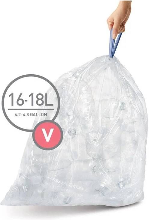 Simplehuman Code V Afvalzakken 16-18 Liter 20 zakken