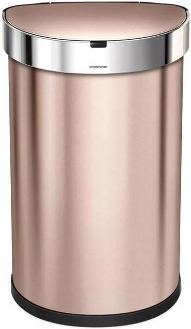 Simplehuman Semi-Round Liner Pocket Sensor Afvalemmer 45 Liter