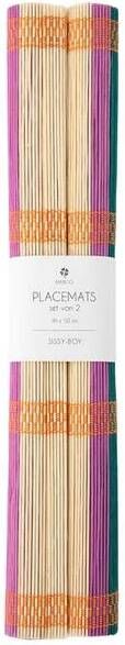 Sissy-Boy Multicolour placemat set met strepen