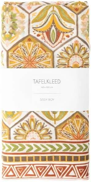 Sissy-Boy Multicolour tafelkleed met bloemenprint (160x300 cm)