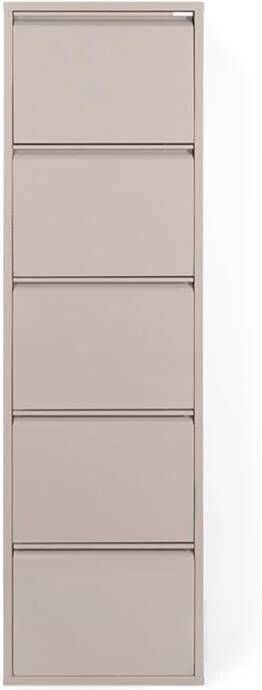 Spinder Design Billy 5 Schoenenkast Silky Taupe