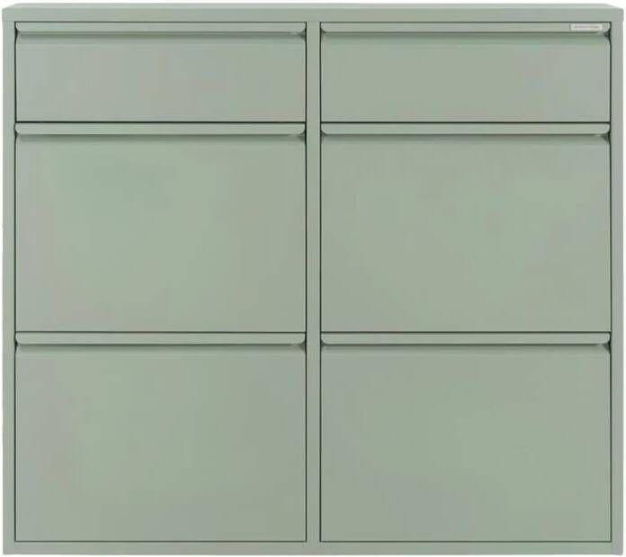 Spinder Design Billy 6 Schoenenkast Dusty Green