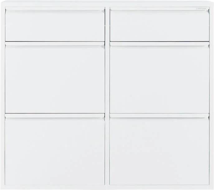 Spinder Design Billy 6 Schoenenkast Wit