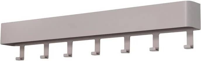 Spinder Design Dax Play 7 Wandkapstok met 7 haken 72x7 5x12 cm Zijdeachtige Taupe
