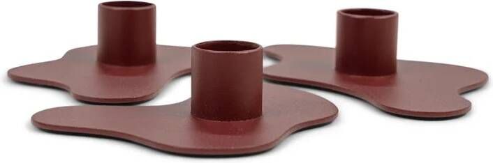 Spinder Design MELT Kandelaar set van 3 Burgundy