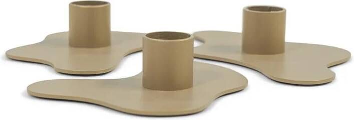 Spinder Design MELT Kandelaar set van 3 Champagne
