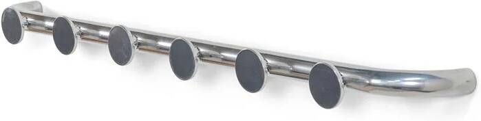 Spinder Design RETRO 6 Wandkapstok Groovy Chrome
