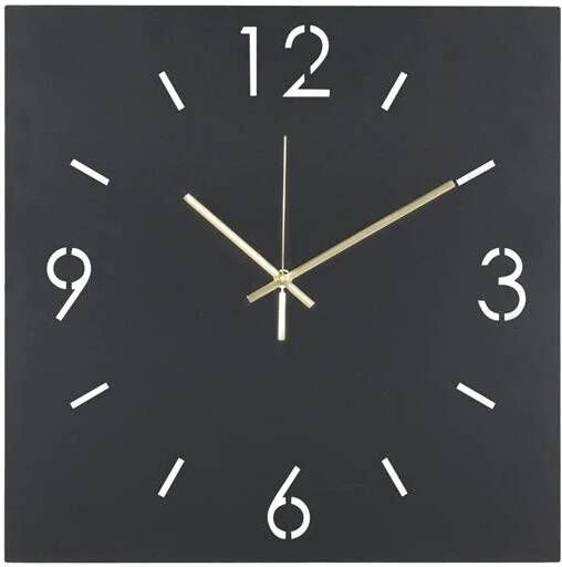Spinder Design Time Wandklok Vierkant 40x40 cm Zwart - Foto 2