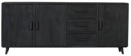 Starfurn Dressoir Omaha Black | 220 cm