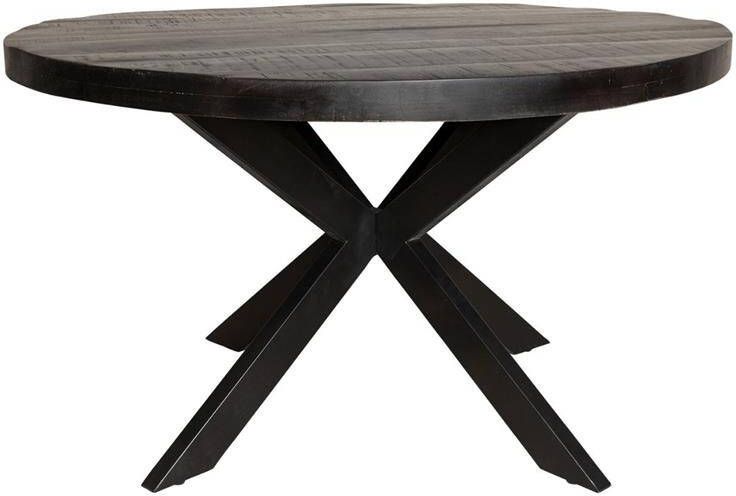 Starfurn Eetkamertafel Denver Black | Rond | 130 cm