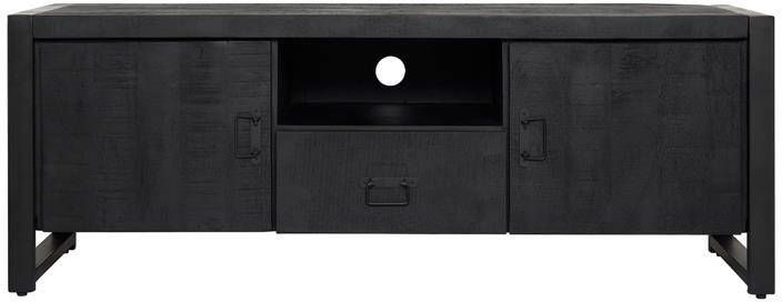 Starfurn Tv meubel Boaz Black 150 cm | Twee deuren en een lade