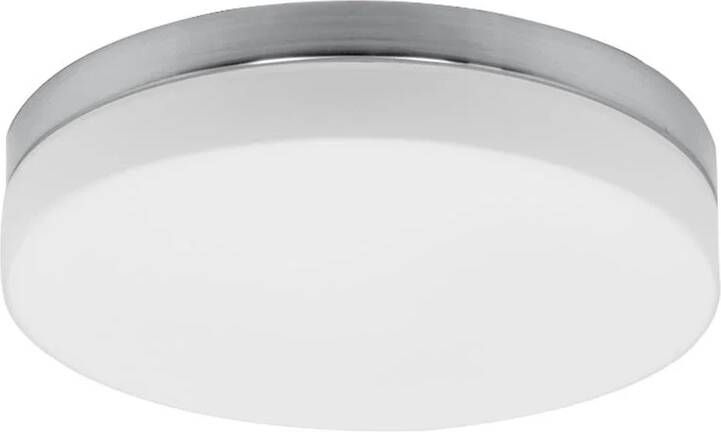 Steinhauer Plafondlamp ceiling and wall IP44 LED 1364st staal