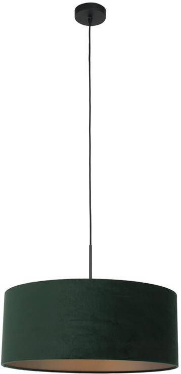 Steinhauer hanglamp Sparkled Light groen metaal velours stof Ø 50cm E27 8156ZW