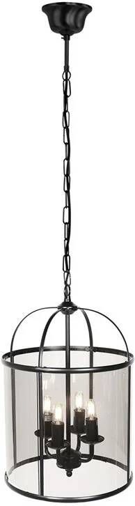 Steinhauer hanglamp Pimpernel zwart metaal 25 cm E14 fitting 5972ZW